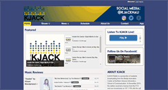 Desktop Screenshot of kjackradio.com